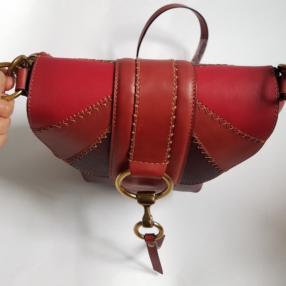 Frye colorblock saddle bag - Picture 9 of 10